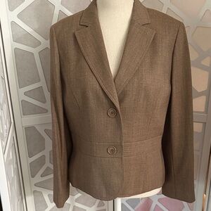 LOFT Brown Two-Button Blazer